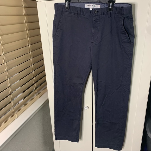 Men’s Lacoste Regular Fit Chino Pants - Picture 1 of 10